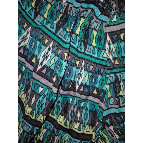 Women's Patterned Green & Blue‎ Shorts Small - Picture 5 of 5